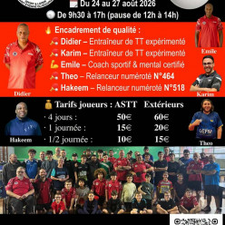 Stage de rentrée